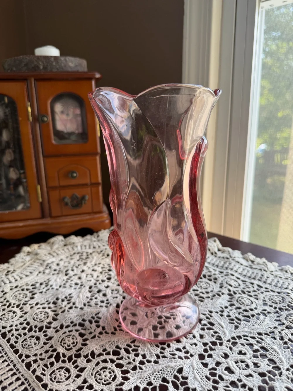 MCM Art Glass Decorative Vase